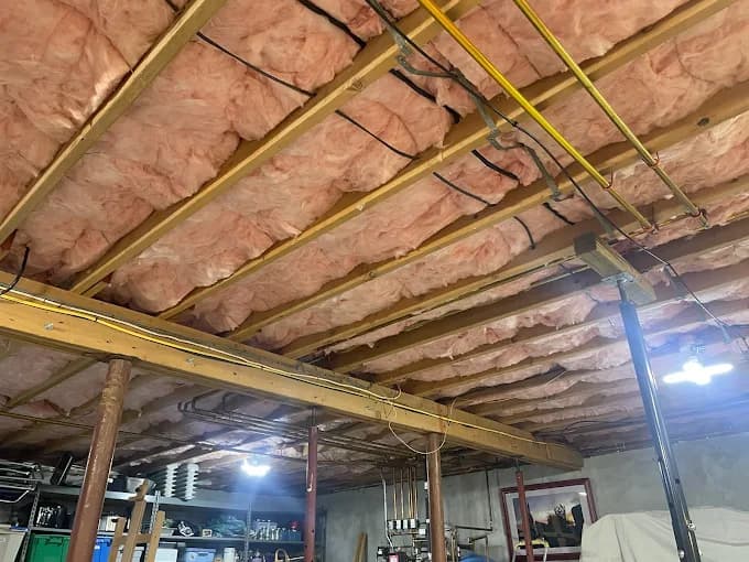 Basement Insulation installation